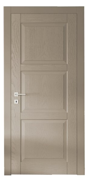 Интериорна врата с каса EKASA SOFT 80x210х12 см, панти, магнитна брава, дърво, гълъбово сиво