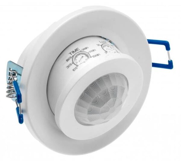 GTV CR-CR15000-00 CR-15 Датчик движение, луна ф62, max.800W, LED, 360*, R8m, IP20 бял