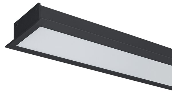 LED ПРОФИЛ ЗА ВГРАЖДАНЕ S36 9W 4000K ЧЕРЕН