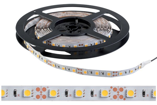LED ЛЕНТА SMD5050 12VDC 60PCS/M ЗЕЛЕНA IP20