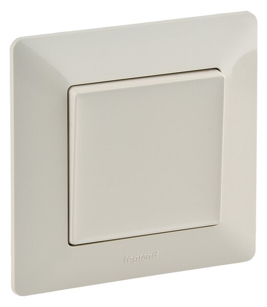 Legrand 755735 Еднополюсен ключ Valena Life 1х, с рамка, крем, - 755735