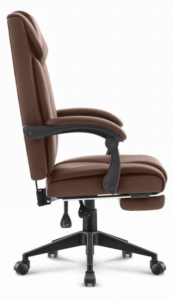 Офис стол HC-1029 BROWN с поставка за крака
