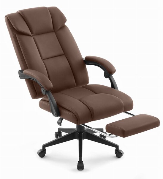 Офис стол HC-1029 BROWN с поставка за крака