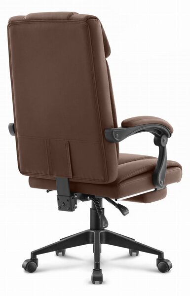 Офис стол HC-1029 BROWN с поставка за крака