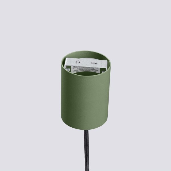 Sollux SL.1872 - Висящ полилей на кабел ESTRIA 1xE14/10W/230V Ø 14 см зелен