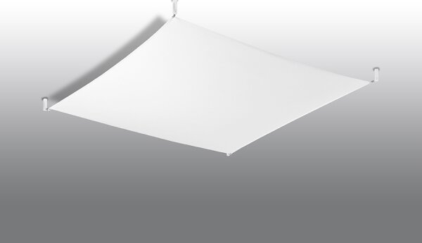 Sollux SL.0740 - LED таванно осветително тяло LUNA 6xG13/8,5W/230V 140x140 см бяло