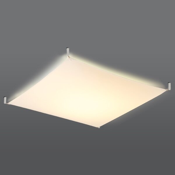 Sollux SL.0740 - LED таванно осветително тяло LUNA 6xG13/8,5W/230V 140x140 см бяло