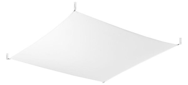 Sollux SL.0740 - LED таванно осветително тяло LUNA 6xG13/8,5W/230V 140x140 см бяло