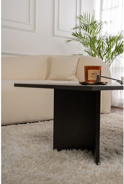 Черна матова масичка за кафе 60x119 cm Sabin – Kalune Design