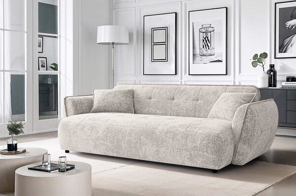Бежов шенилов диван 250 cm Nelia Big – Ropez