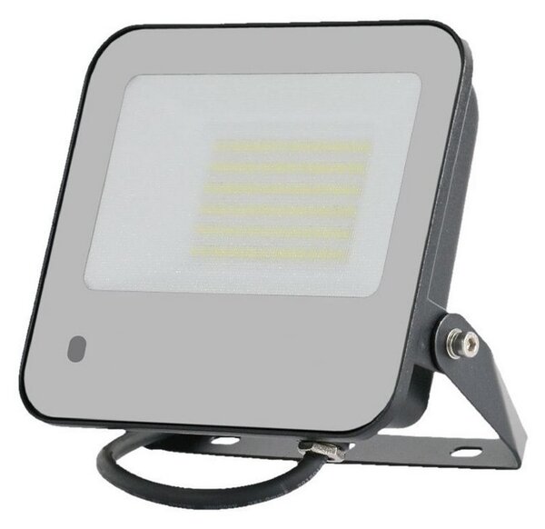 LED RGBW Димируем прожектор LED/50W/230V IP65 сив + д.у