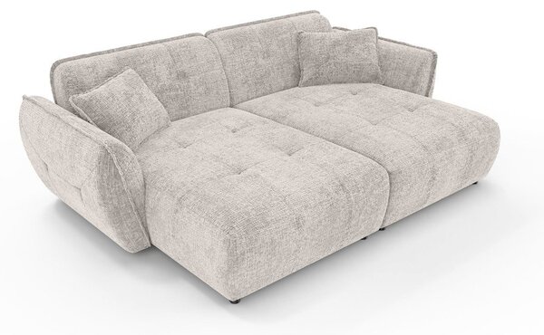 Бежов шенилов диван 252 cm Nelia Big – Ropez