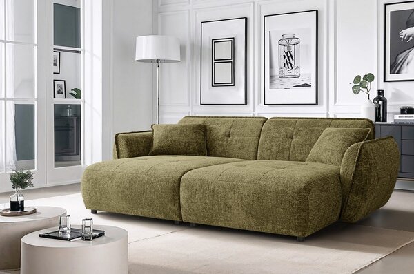 Зелен шенилов диван 252 cm Nelia Big – Ropez