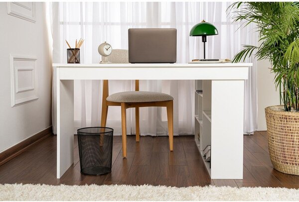 Матова работна маса 120x130 cm Vesper – Kalune Design
