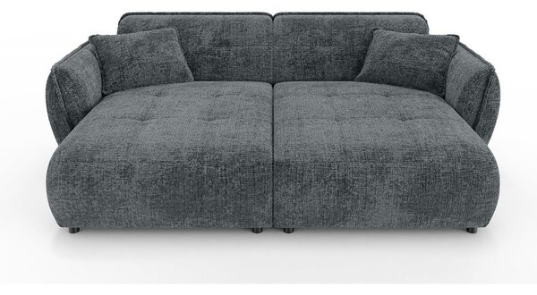 Тъмносив шенилов диван 252 cm Nelia Big – Ropez