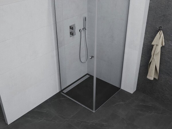 Mexen Pretoria душ кабина с врати 80 x 80 см, прозрачна, хром - 852-080-080-01-00