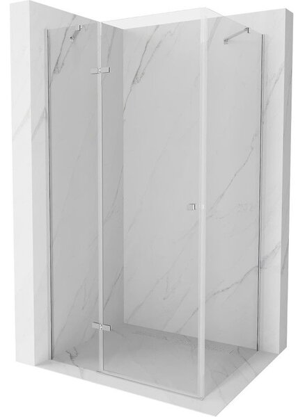 Mexen Roma душ кабина с отваряща се врата 85 x 70 см, прозрачна, хром - 854-085-070-01-00