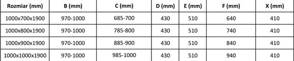 Mexen Apia плъзгаща се душ кабина 100 x 80 см, прозрачна, черна + корито Rio - 840-100-080-70-00-4510