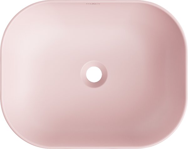Mexen Rosa умивалник за плот 50 x 40 см, розов мат - 21095044