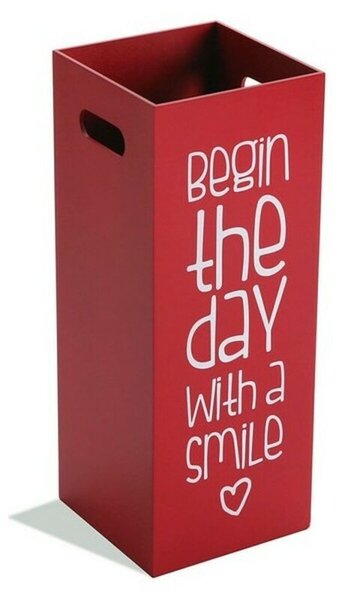 Поставка за чадъри Versa Begin The Day With a Smile Дървен MDF (21 x 53 x 21 cm)