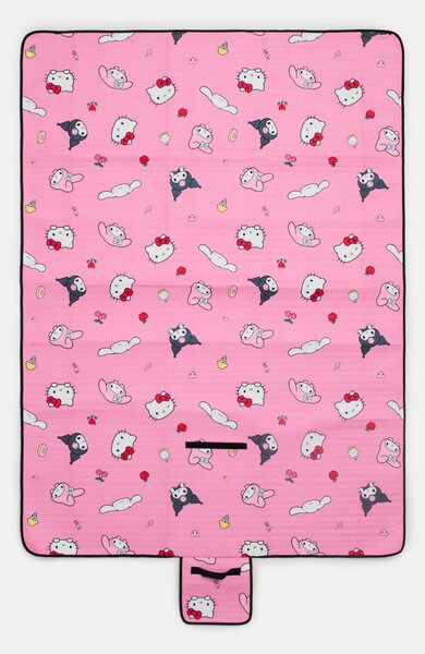 Sinsay - Пикник одеяло Hello Kitty - розов