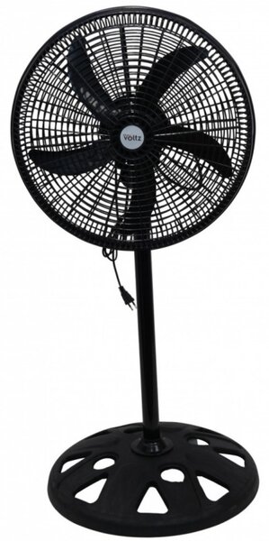 Вентилатор Oliver Voltz OV51760N18, 50W, 18", 3 скорости, Светлинен индикатор, Регулиране, Черен