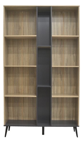 Библиотека "Бохо", Zezan, Сонома, 114x30x200,5 cm