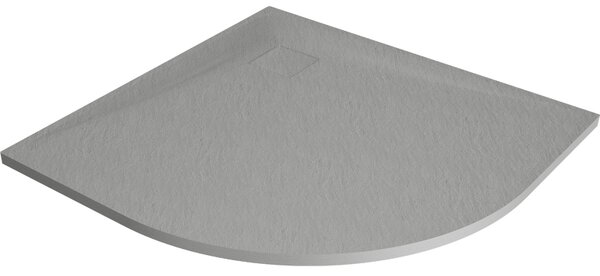 Mexen Bert полукръгъл поддушов парапет SMC 80 x 80 cm, сив - 4KR618080