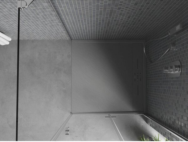 Mexen Amon квадратен душ корито SMC 80 x 80 см, сив - 4F618080