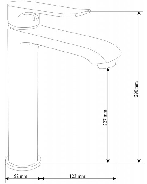Mexen Pecos DF05 комплект за вана, черен - 72713DF05-70
