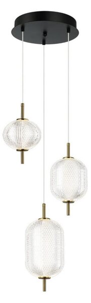 LED полилей на кабел PELLUCID LED/20W/230V бронзов/черен