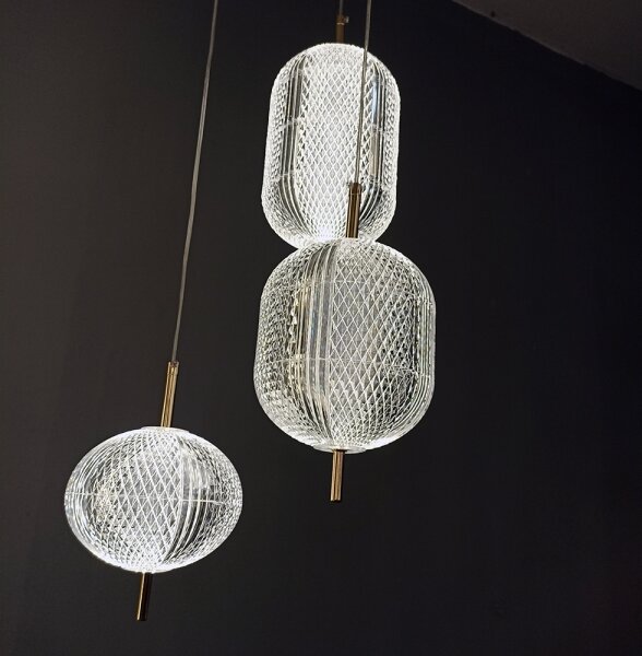 LED полилей на кабел PELLUCID LED/20W/230V бронзов/черен