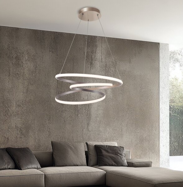 LED полилей на кабел CORT LED/40W/230V сребриста