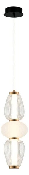 LED полилей на кабел SHINY LED/17W/230V бял/златен