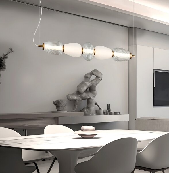 LED полилей на кабел SHINY LED/23W/230V бял/златен