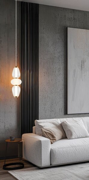 LED полилей на кабел SHINY LED/17W/230V бял/златен