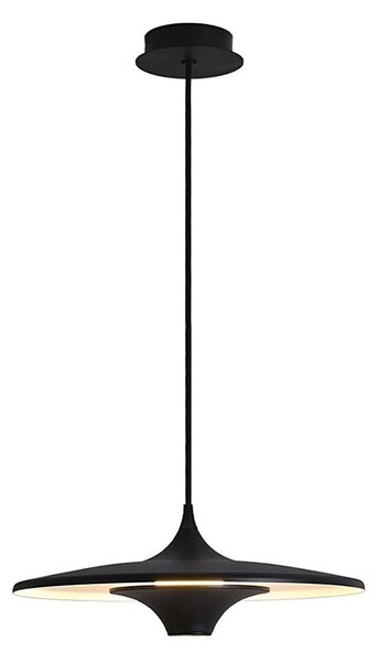 LED люстра на стоманено въже RENE LED/19W/230V CRI 90 черна