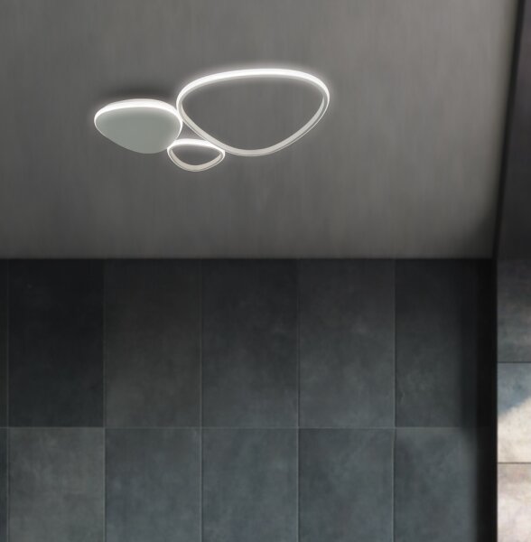 LED стенно осветително тяло HELIX LED/33W/230V сиво