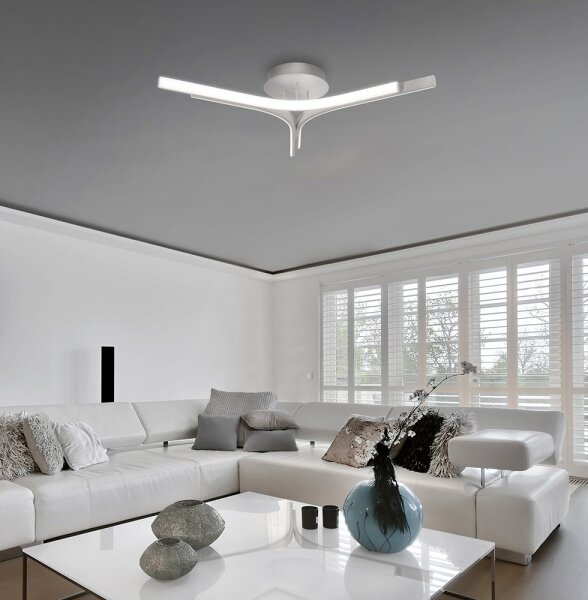 LED накладен полилей ALTA LED/30W/230V сребрист