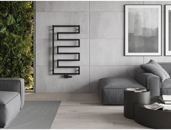 Mexen Floryda декоративен радиатор 1080 x 600 mm, 358 W, черен - W206-1080-600-00-70