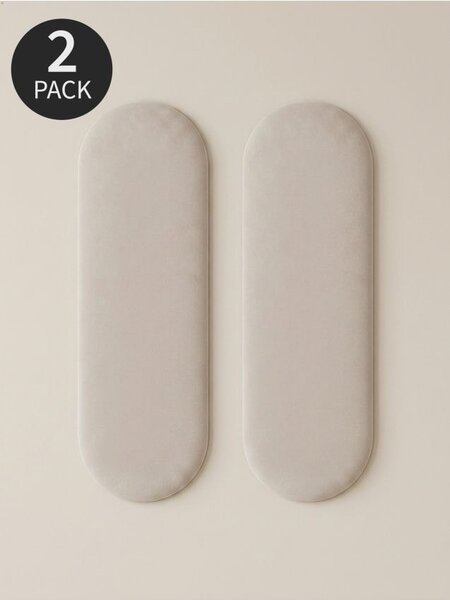 Sinsay - Тапицирани стенни панели 2 pack - телесен цвят