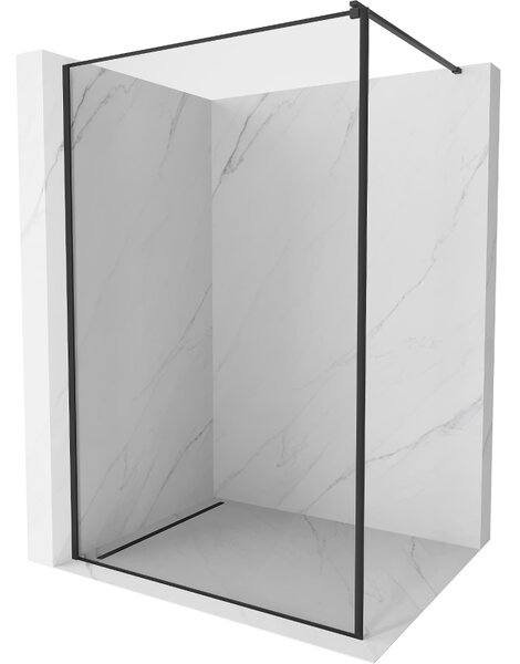 Mexen Kioto душ екран Walk-in 50 x 200 см, черна рамка 8 мм, черна - 800-050-101-70-70