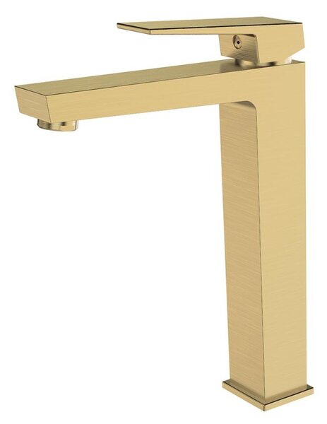ЕЛИНОР Смесител за умивалник висок BRUSH GOLD
