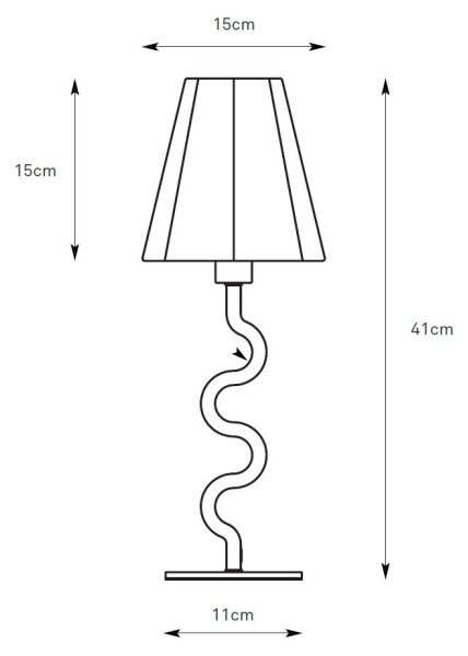 Markslöjd 109171 - Настолна лампа VEYA 1xE14/40W/230V лен/черен