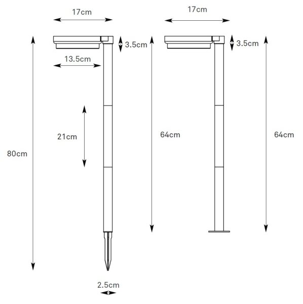 Markslöjd 108953 - Соларна LED лампа FRAME с регулируема яркост LED/2W/3,7V 4000 mAh IP44