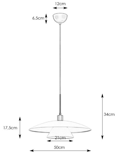 Markslöjd 108430 - Пендел MILLINGE 1xE27/40W/230V бял