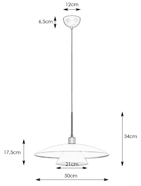 Markslöjd 108431 - Пендел MILLINGE 1xE27/40W/230V черна