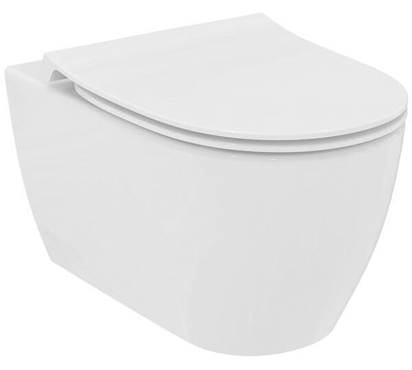 I.Life O WC комплект за вграждане: конзолна тоалетна чиния без ръб HydroTwist/седалка/структура/бутон