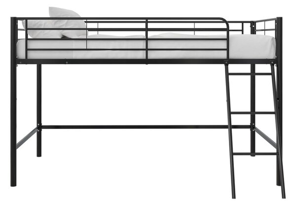 Черно повдигнато детско легло 90x200 cm Jodie – Støraa