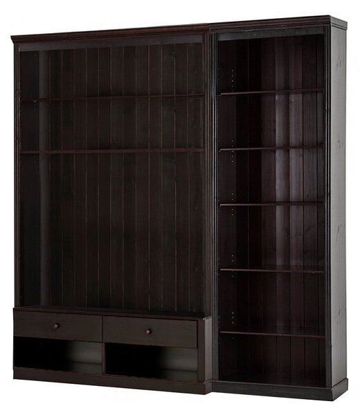 Кафяв TV комплект от от масивен бор 214x223 cm Anita – Støraa